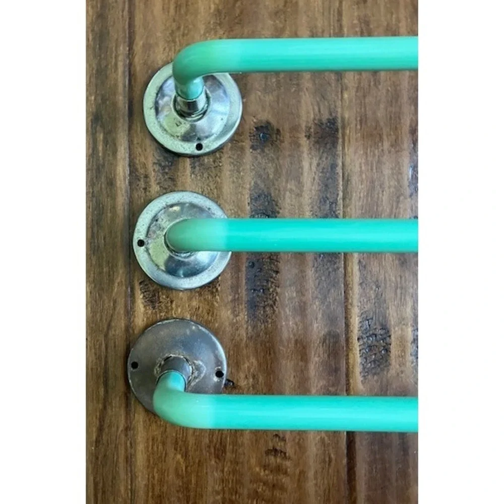 Set of 3  Antique Jadeite Green Glass 24